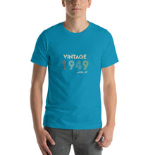 Load image into Gallery viewer, Vintage 1949, April 25th Unisex T-Shirt