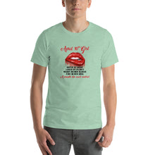 Load image into Gallery viewer, April 10th girl - a mouth she can't control, lips pattern Unisex T-Shirt
