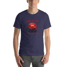 Load image into Gallery viewer, April 10th girl - a mouth she can't control, lips pattern Unisex T-Shirt
