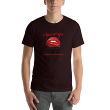 Load image into Gallery viewer, April 10th girl - a mouth she can't control, lips pattern Unisex T-Shirt
