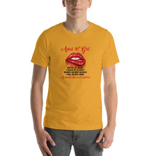 Load image into Gallery viewer, April 10th girl - a mouth she can't control, lips pattern Unisex T-Shirt
