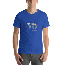 Load image into Gallery viewer, Vintage 1949, April 25th Unisex T-Shirt
