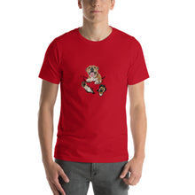 Load image into Gallery viewer, Bull terrier pocket Unisex T-Shirt
