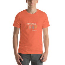 Load image into Gallery viewer, Vintage 1949, April 25th Unisex T-Shirt
