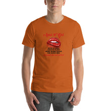 Load image into Gallery viewer, April 10th girl - a mouth she can't control, lips pattern Unisex T-Shirt
