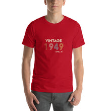 Load image into Gallery viewer, Vintage 1949, April 25th Unisex T-Shirt
