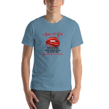 Load image into Gallery viewer, April 10th girl - a mouth she can't control, lips pattern Unisex T-Shirt
